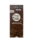 Chocolate con Nibs de Cacao al 60 % Cacao