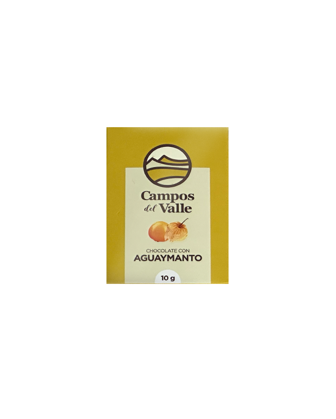 Chocolate con Aguaymanto al 60% Cacao 10g.