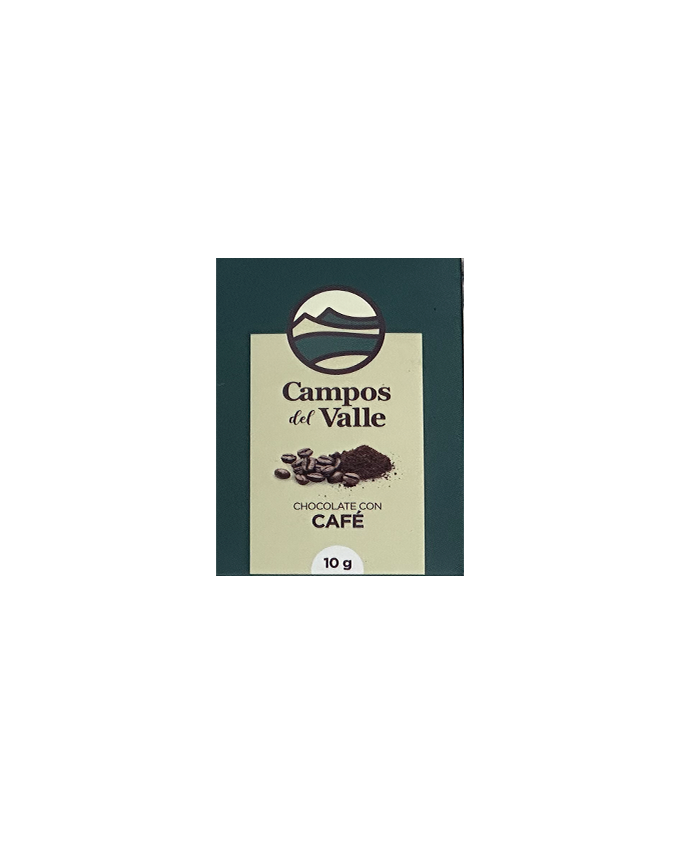 Chocolate con Café al 60% Cacao 10g.