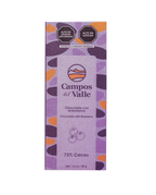 Chocolate al 73% Cacao con Arándanos