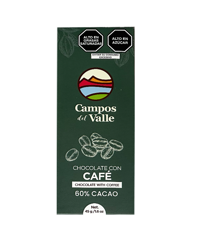 Chocolate con Café al 60% Cacao