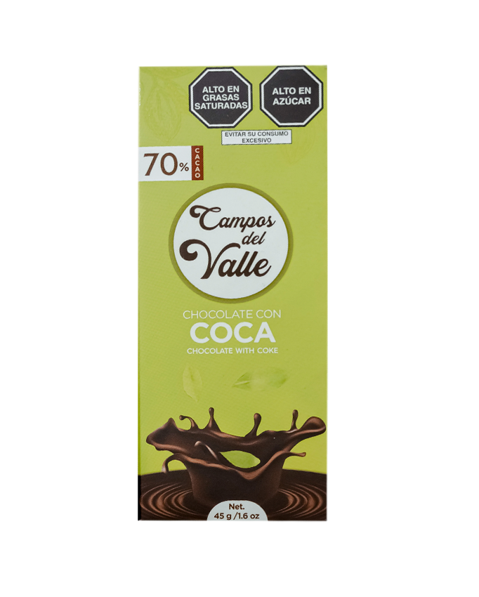 Chocolate con Coca al 70% Cacao