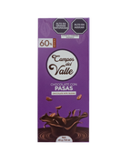 Chocolate con Pasas al 60% Cacao
