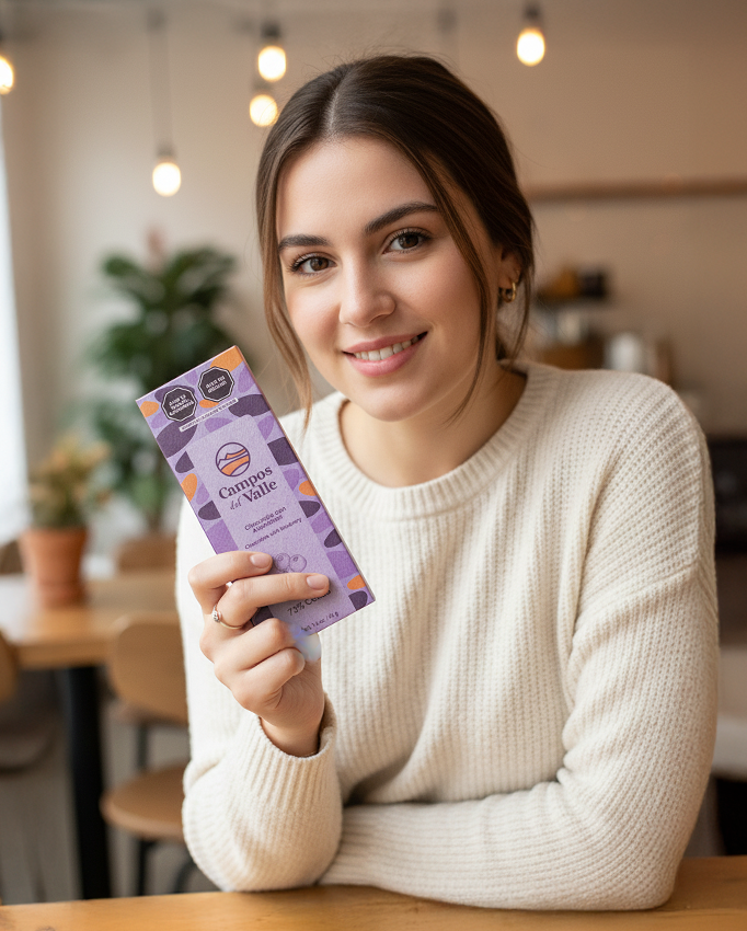 Chocolate Bitter al 73% Cacao con Arándanos